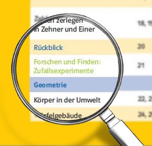 Materialplan Lupe Forschen und Finden