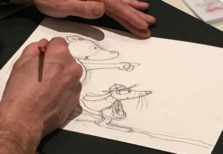 Niko und Hugo Illustrator Sven Leberer, Altenberge: Skizze 