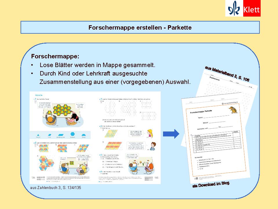 Besondere Lernaufgaben: Forschermappe, Präsentation Silke Pyroth 2018
