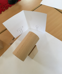 Mathematik, MiniMax, Geometrie, Schattenbilder groß bauen, klein zeichnen