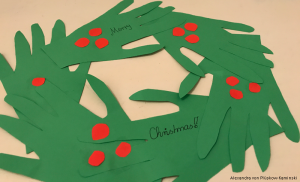Bastelidee zur Weihnachtszeit: Christmas wreath