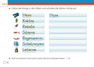 Mein Indianerheft Richtig schreiben 1, Seite 16