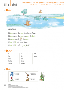Lesetext, Lesen-Seite 66, Bücherwurm Arbeitsheft Plus, Teil A