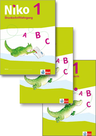 Arbeitshefte Teil A+B + Druckschriftlehrgang Klasse 1