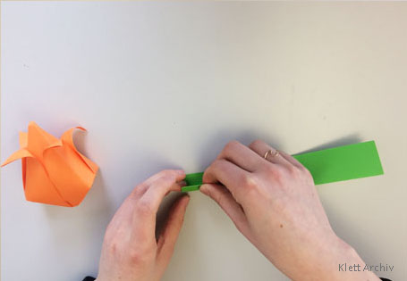 Tulpe falten Schritt 10