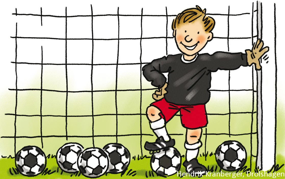 Grundschulblog_Mathematik_FussballWM_Junge_im_Tor Fussball Junge im Tor