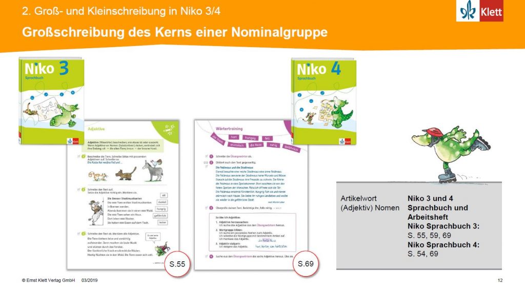 Grundschulblog_Niko_Rechtschreibrahmen_Klasse_3_4_BW_F12 Niko Rechtschreibrahmen Klasse 3/4