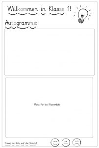 Grundschublog_Unterrichten_Deutsch_Wochenplantagebuch_Klasse_1_Willkommen Willkommen in Klasse 1!