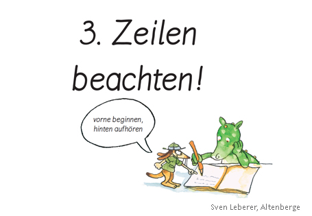 Niko Schönschrift Zeilen beachten