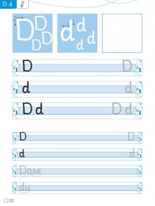 Grundschulblog_Unterrichten_Deutsch_ Grundschriftlehrgang_D Niko 1 Grundschriftlehrgang, Buchstabe D