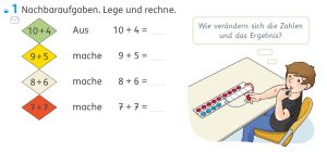 Mathematik Zahlenbuch Aufgabe Illustrative Handlungsaufforderung