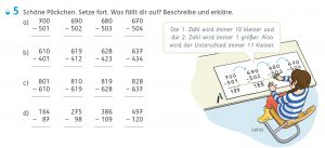Mathematik Zahlenbuch mündliche Beschreibung