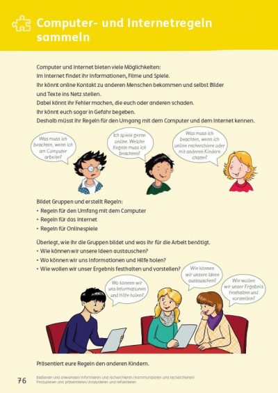 Grundschulblog Digitale Medien Projektseite