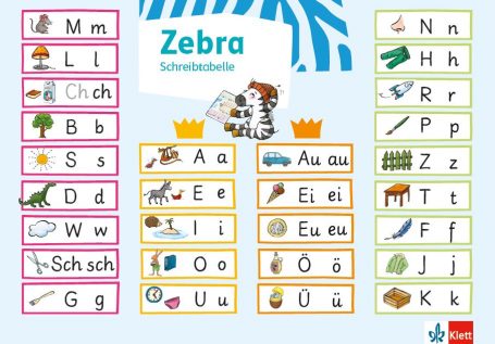 Schreibtabelle 2018 Grundschrift