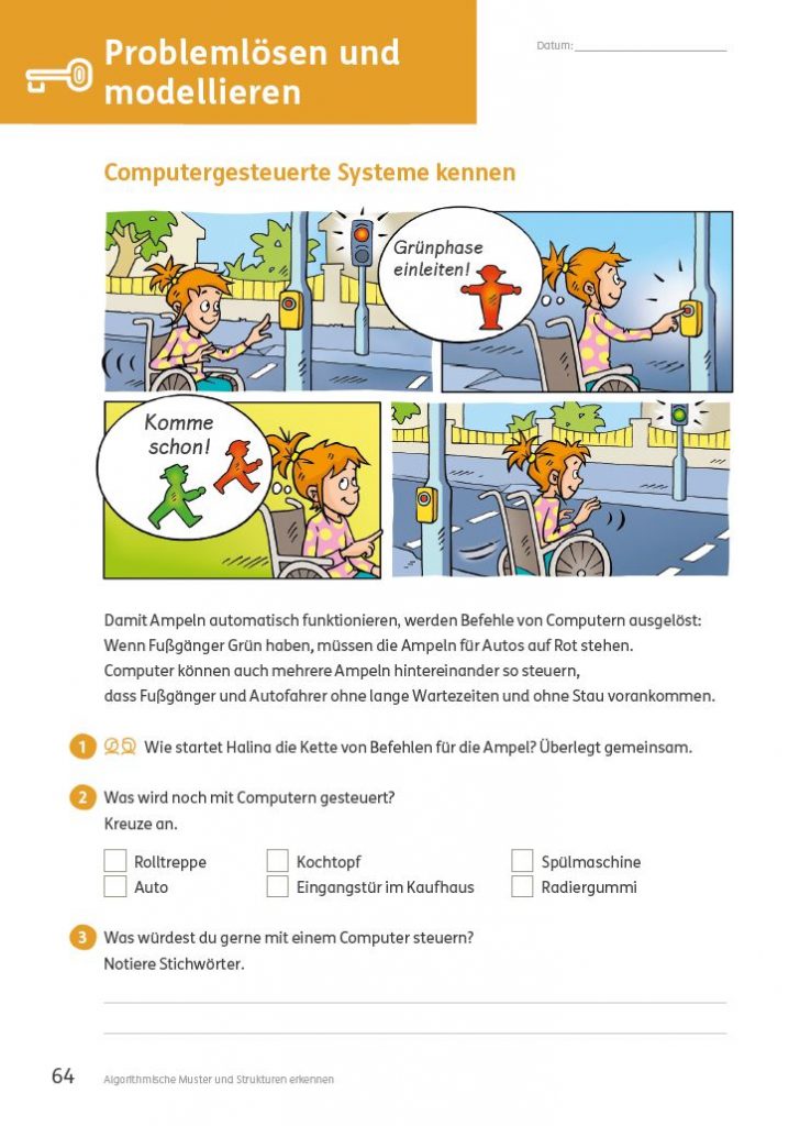 Grundschulblog_Mein_Medienheft_310479_Seite_64 Mein Medienheft 3/4, Seite 64, Computergesteuerte Systeme kennenlernen