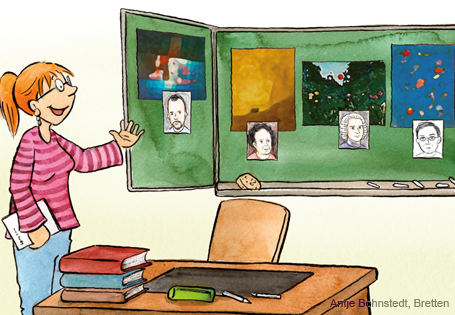 Lesungen im Klassenzimmer – Tizian geht durch die Wand