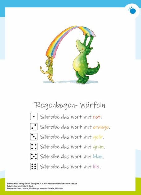 Niko Regenbogen würfeln Niko Regenbogen würfeln
