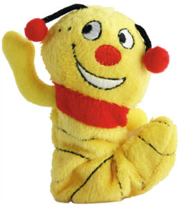 Buewu_Fingerpuppe Bücherwurm Fingerpuppe