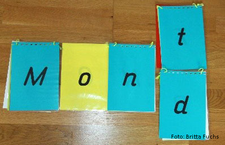 Buchstabenspiel Beispiel Häuser