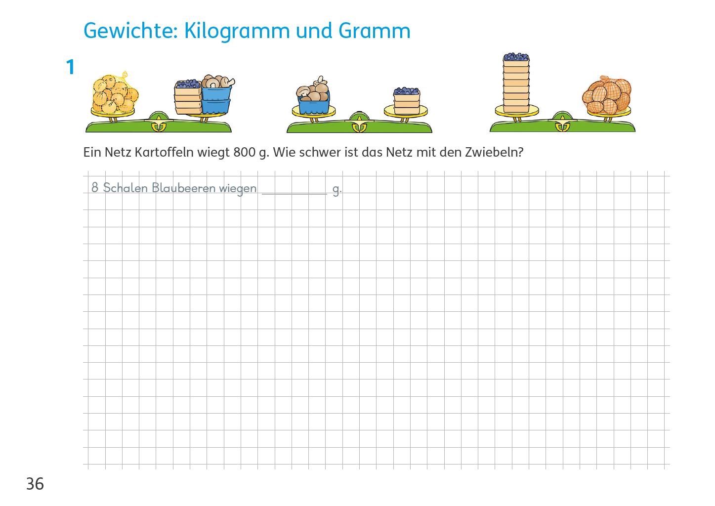 Grundschulblog_201040_Seite_36 Igel-Übungsheft 3 Forschen und Finden S. 36, Knobeln mit Größen