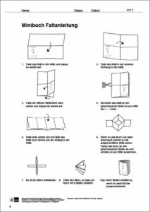 Grundschulblog-Unterrichten-Mathematik-MiniMax-Minibuch-Faltanleitung Minibuch Faltanleitung