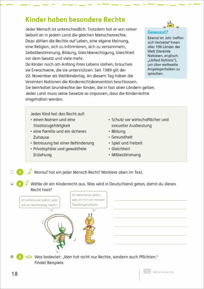 Grundschulblog_Sachunterricht_Buecherwurm_310849_S018 Bücherwurm Sachheft 4 S. 18 (310849)