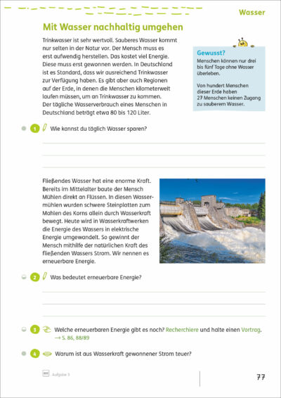 Grundschulblog_Sachunterricht_Buecherwurm_310849_S077 Bücherwurm Sachheft 4 S. 77 (310849)