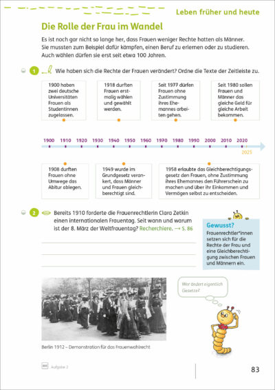 Grundschulblog_Sachunterricht_Buecherwurm_310849_S083 Bücherwurm Sachheft 4 S. 83 (310849)