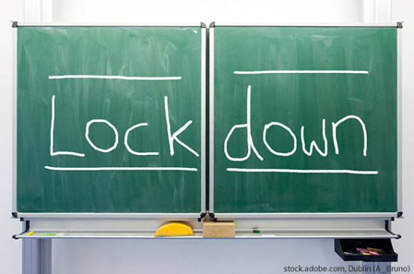 Schultafel Schultafel mit Lockdown