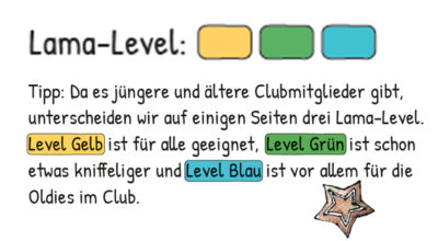 Grundschulblog_Unterrichten_Mathematik_Coolllama_Lama-Level Coollama - Lama-Level
