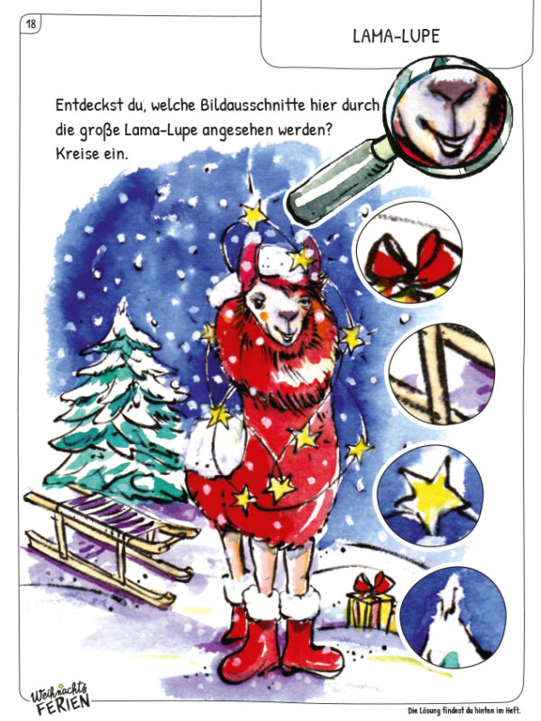 Grundschulblog_Unterrichten_Mathematik_Coolllama_Weihnachtsheft_S18 COOLLAMA Weihnachtsferienheft S. 18