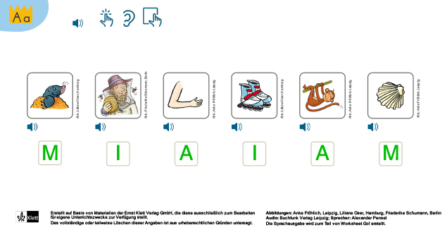 Worksheet Go! Zebra Anlaut A 1