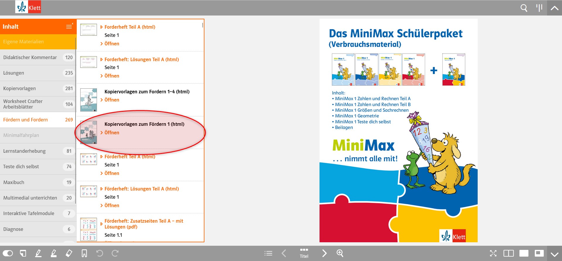 Grundschul-Blog-Unterrichten-Mathematik-MiniMax_Digitaler-Unterrichtsaissistent-Screenshot