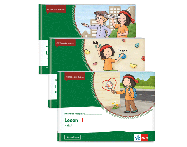 Anoki Hefte Lesen 1A, 1B, 1C