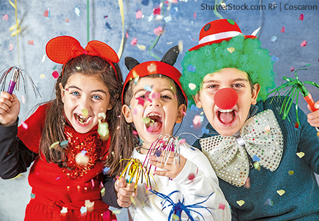Grundschul-Blog-Karneval-Fasching-Fastnacht Verkleidete Kinder zum Fasching, Karnelval, Fastnacht