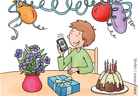 Lesespurgeschichte Kindergeburtstag