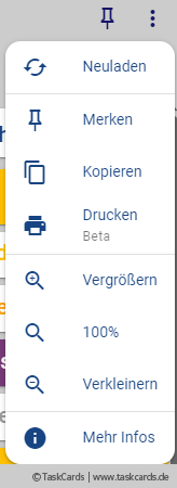 TaskCards Stoffverteilungspläne MiniMax kopieren