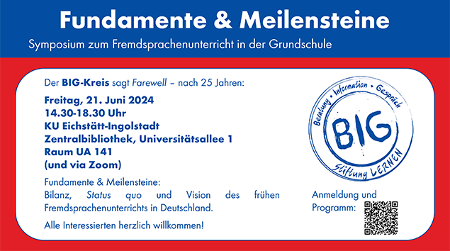 Symposium Fremdsprachenunterricht in der Grundschule