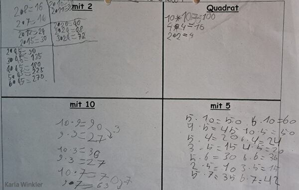 Sortiertafel schwere Aufgaben 2