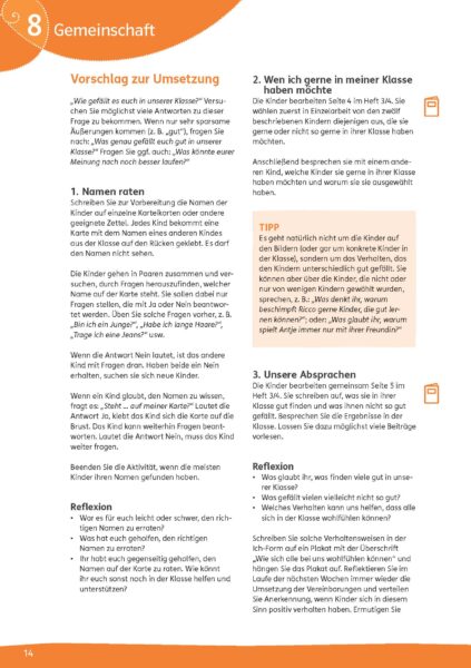 Teamgeister Handreichung Gemeinschaft