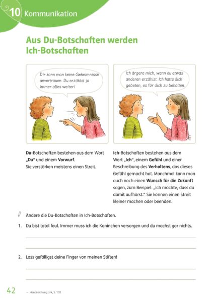 Teamgeister 3-4 Ich Du Botschaften