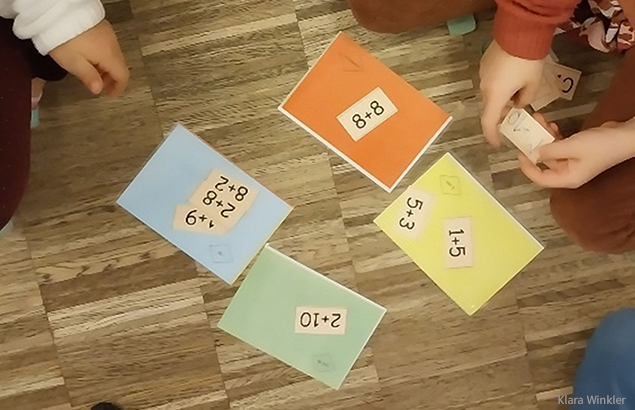 121 Aufgaben, Zahlenbuch, Karten