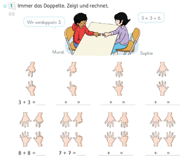 Grundschul-Blog-Unterrichten-Mathematik-Zahlenbuch-121-Aufgaben-Seite64 Auszug Zahlenbuch 1, Seite 64