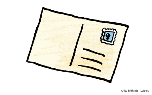 Grundschul-Blog-Postkarte-Rueckseite Postkarte