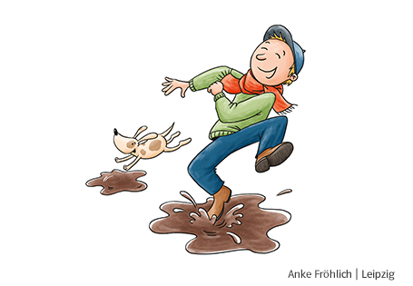 Rain – It’s Fun! Ideen für den „Step in a Puddle and Splash Your Friend”-Day