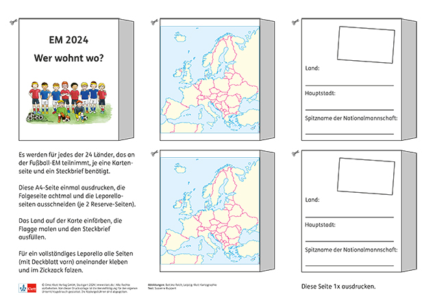 Grundschul-Blog-Grundschuljahr-Fussball-EM-Leporello-Europa-Laender Leporello Fußball-EM