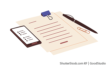 Grundschul-Blog-Unterrichten-Medienbildung-Papiere-Stift Papiere, Organisation, Smartphone, Stift