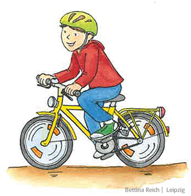 Grundschul-Blog-Unterrichten-Medienbildung-Informatik-Sportliche-Algorithmen-Fahrrad-S529231368 Kind auf Fahrrad