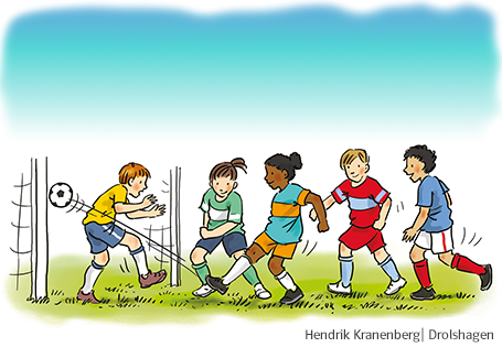 Bewegt in die Stunde: Grundregeln des Fußballs