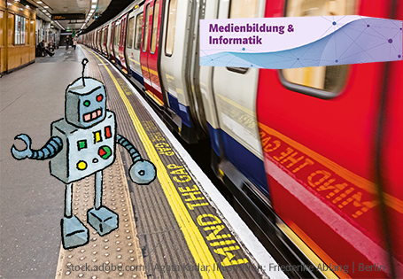 Unterwegs durch London mit Wimmelposter und Robotern